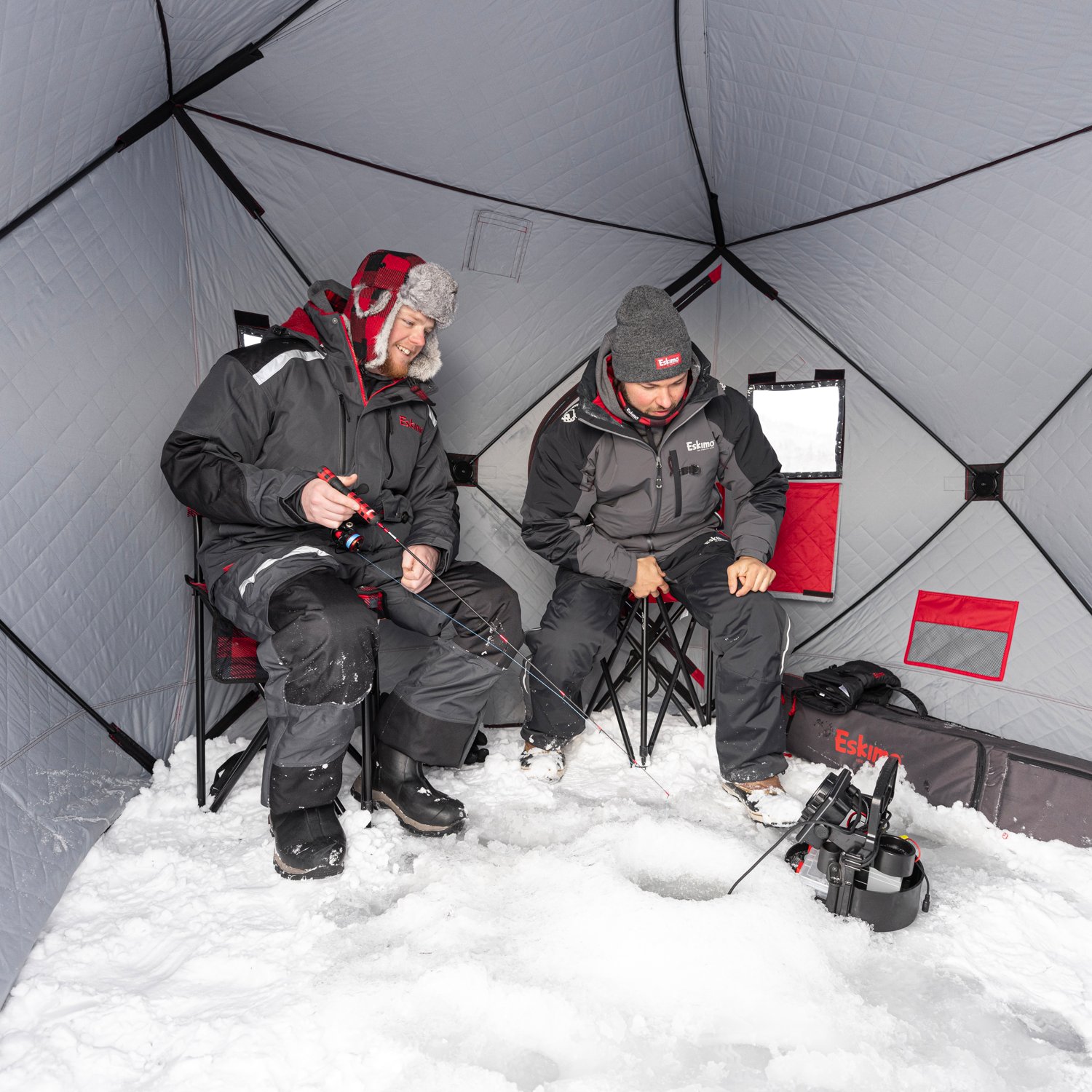 Eskimo QuickFish 3HD Insulated Pop-Up Portable Ice Fishing Shelter - view number 3