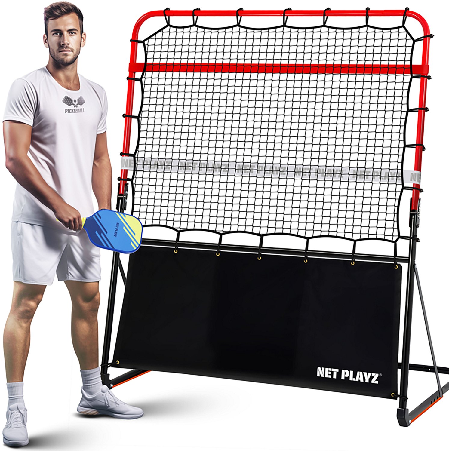 NetPlayz 4 ft Portable Pickleball Rebounder