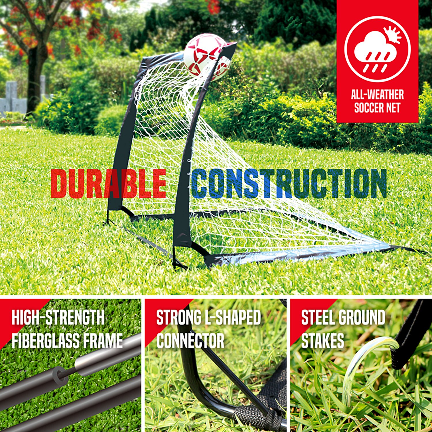 Net Playz Portable Pop-Up Soccer Goal                                                                                            - view number 8