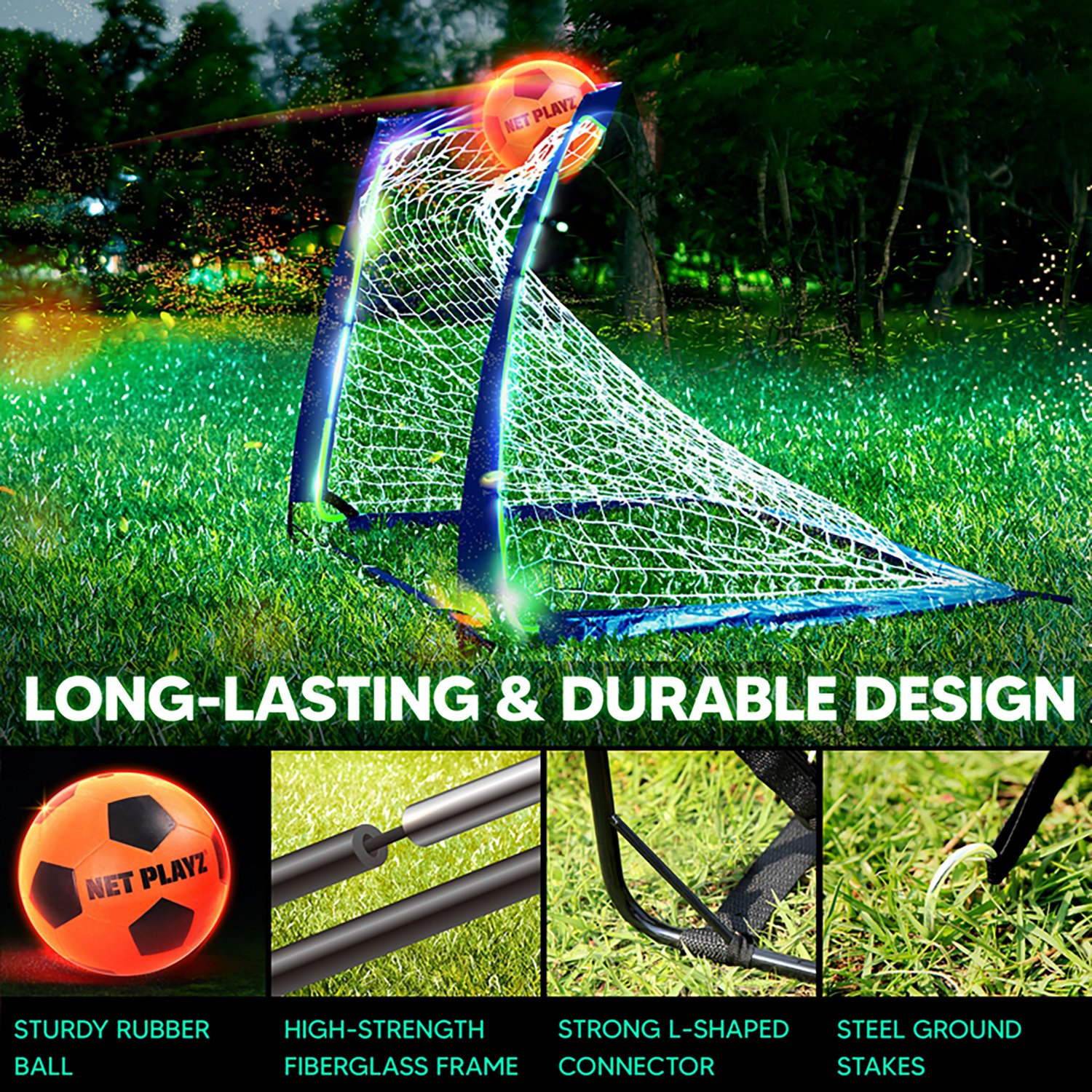 Net Playz LED Soccer Goal & Ball Set                                                                                             - view number 6