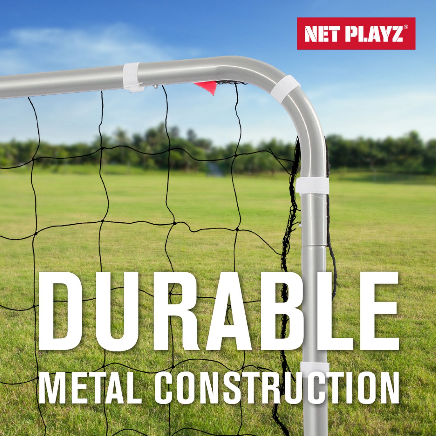 Net Playz Metal Soccer Goal