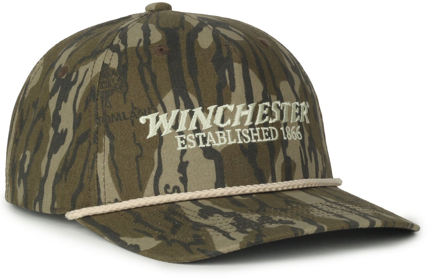 Winchester Men’s Rope Mid-Profile Adjustable Hunting Cap                                                                       - view number 1