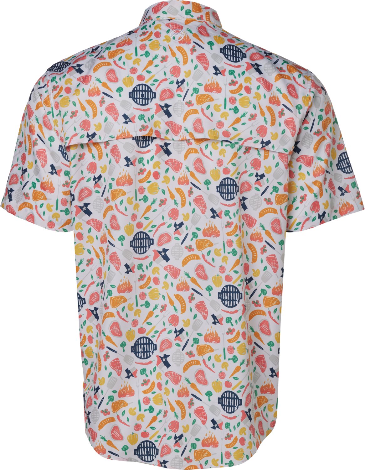 Magellan Outdoors Men's FishGear Local State Texas Print Short Sleeve Button-Down Shirt - view number 2