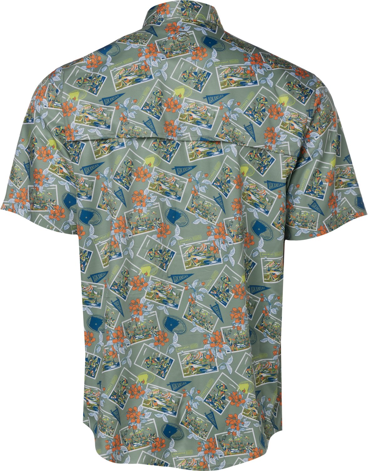 Magellan Outdoors Men's Arkansas Local State Print Shirt - view number 2