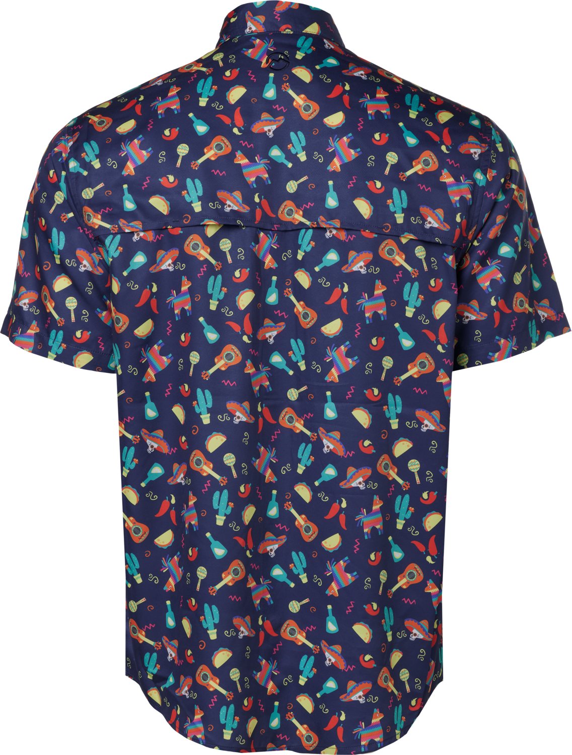 Magellan Outdoors Men's Mexico Print Fishing Shirt                                                                               - view number 2