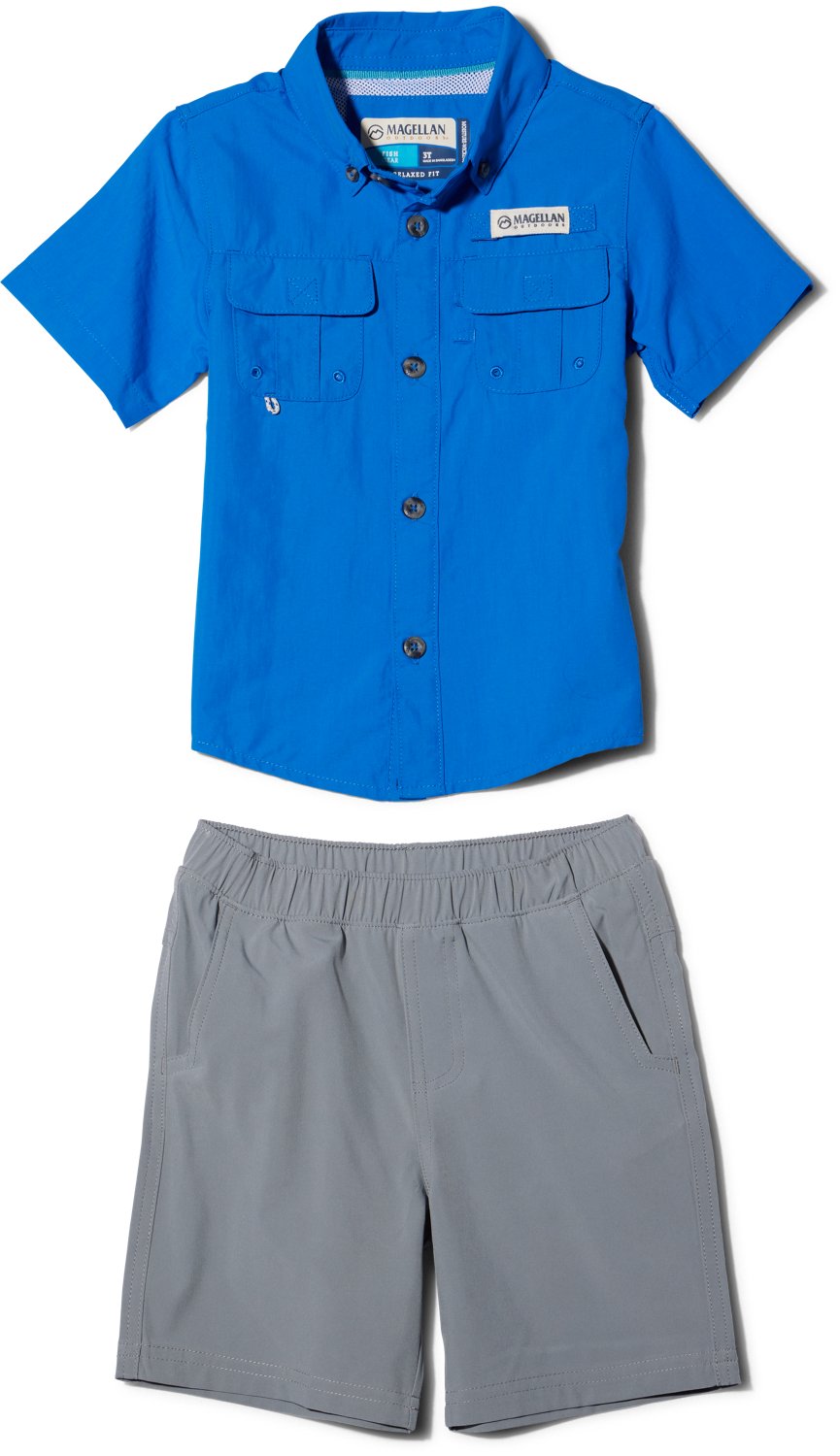 Magellan Outdoors Boys' (4-7) Laguna Madre Short Sleeve Shirt and Shorts Set                                                     - view number 1