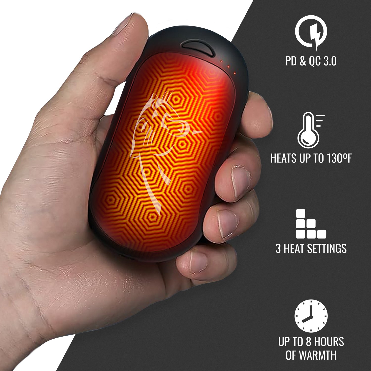 ActionHeat Panthers Rechargeable Hand Warmer                                                                                     - view number 3