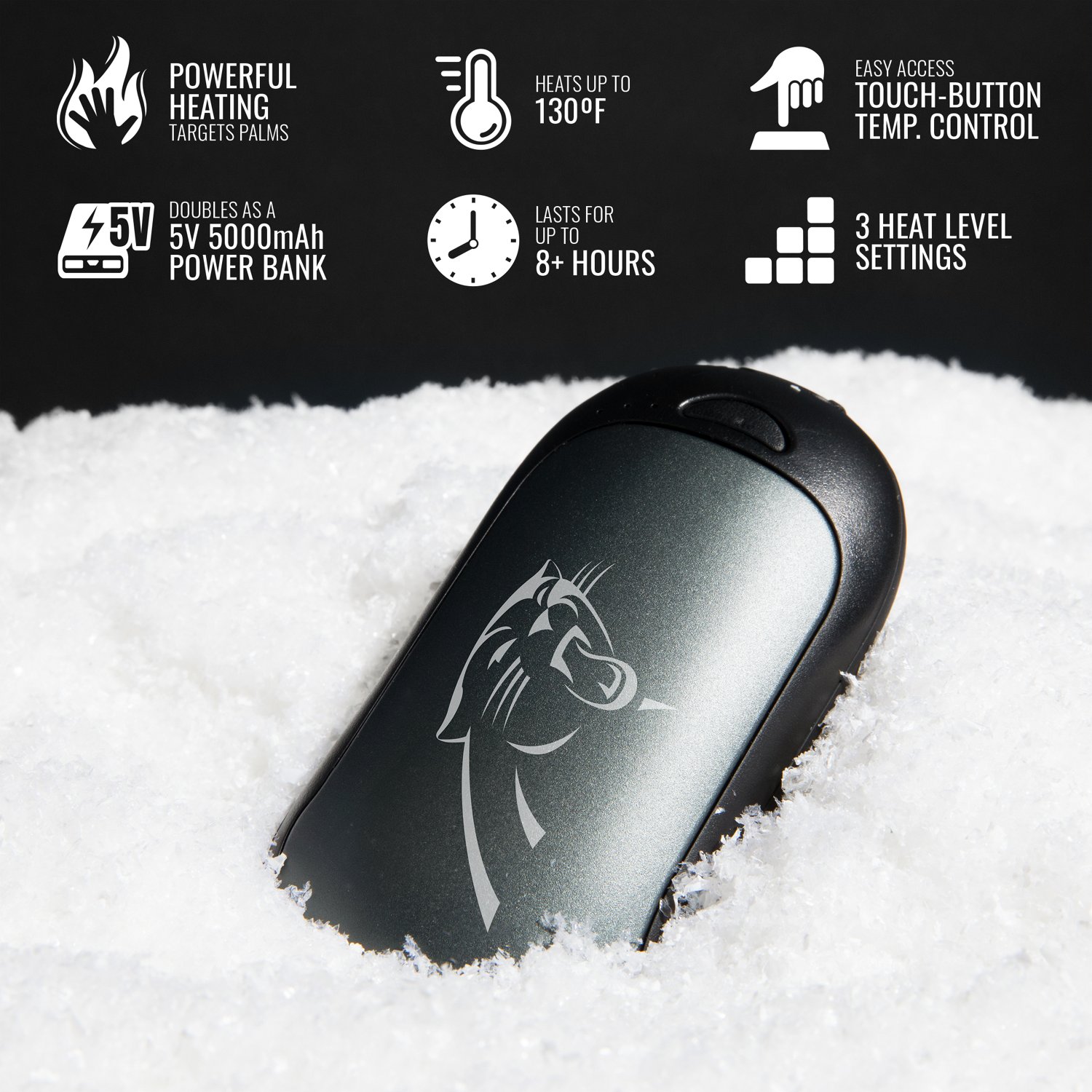 ActionHeat Panthers Rechargeable Hand Warmer                                                                                     - view number 4