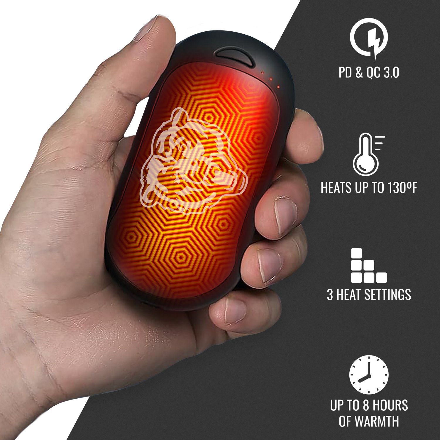 ActionHeat Bears Rechargeable Hand Warmer - view number 3