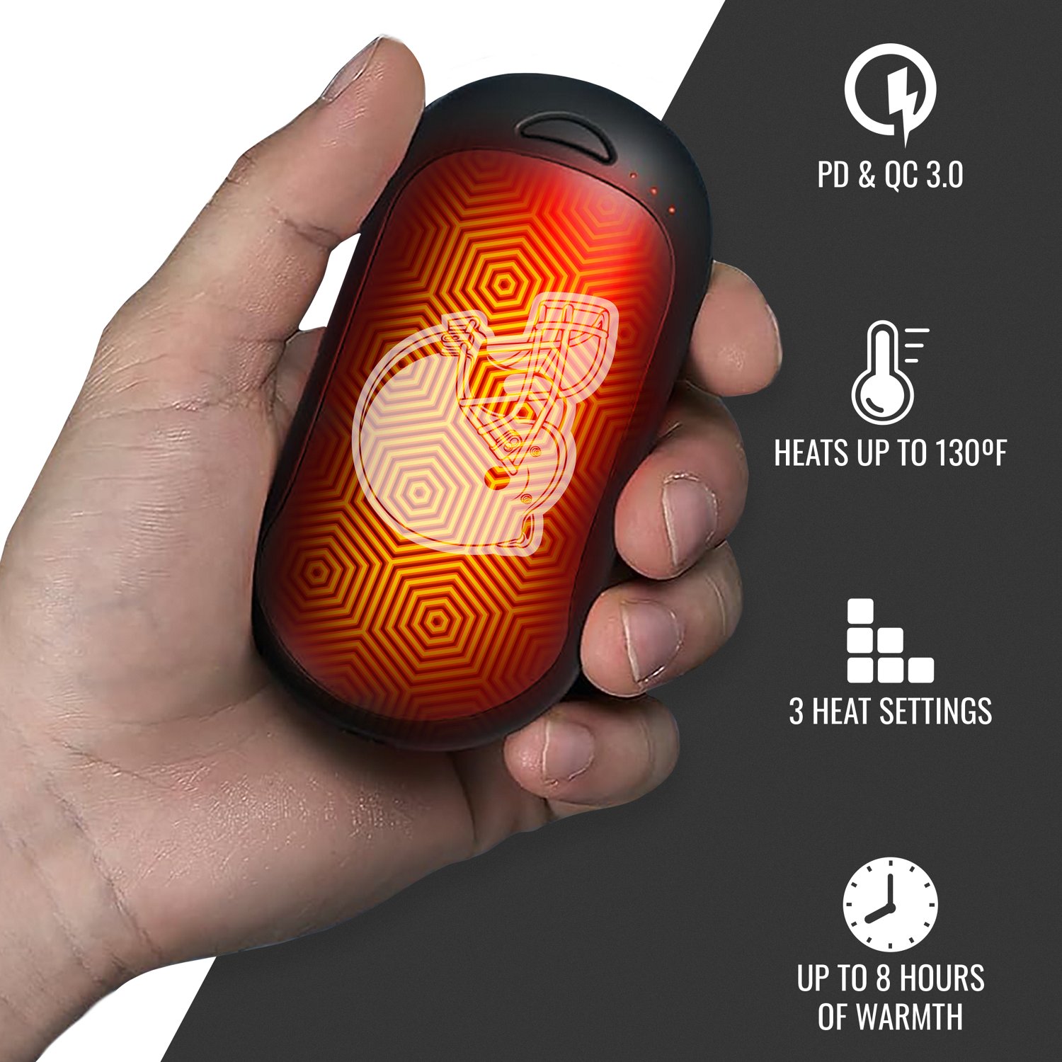 ActionHeat Browns Rechargeable Hand Warmer - view number 3