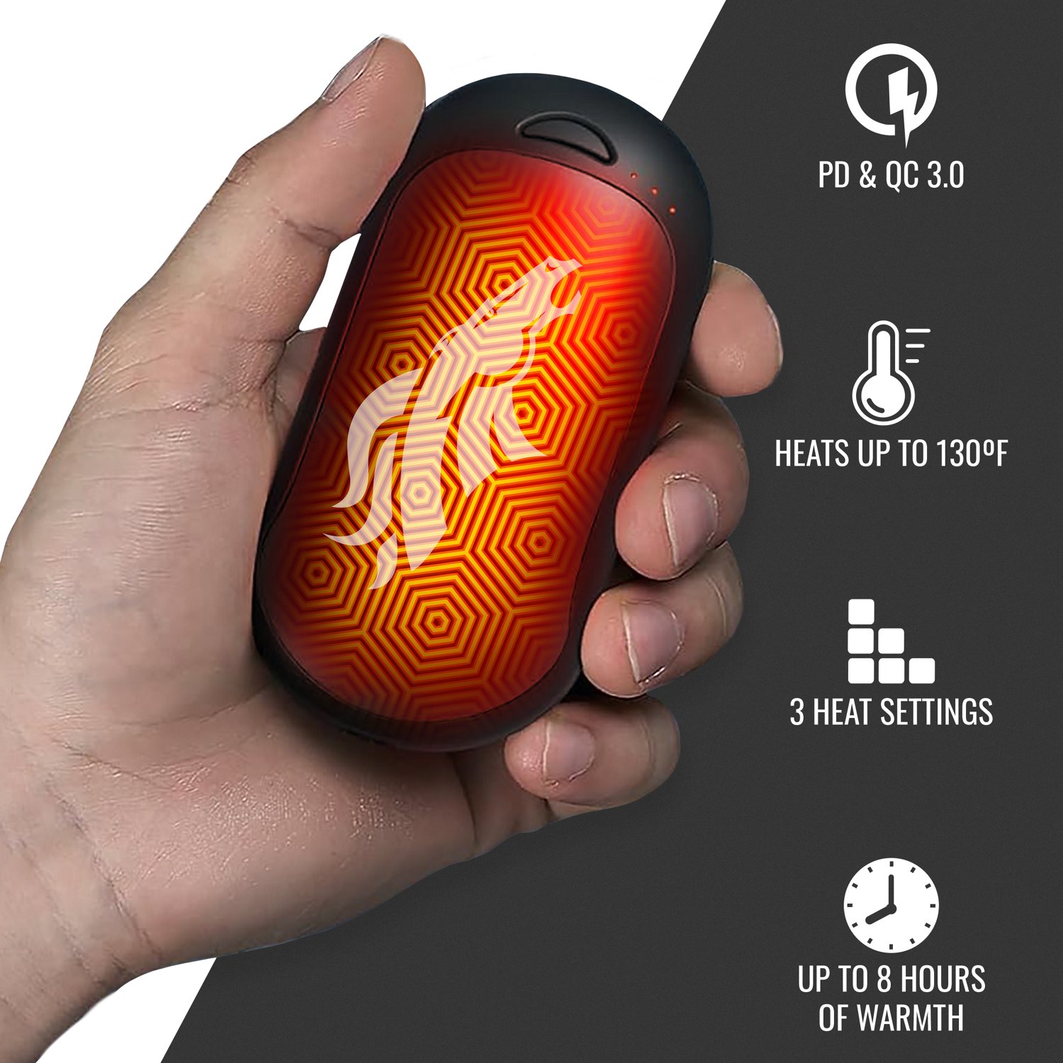 ActionHeat Broncos Rechargeable Hand Warmer                                                                                      - view number 3
