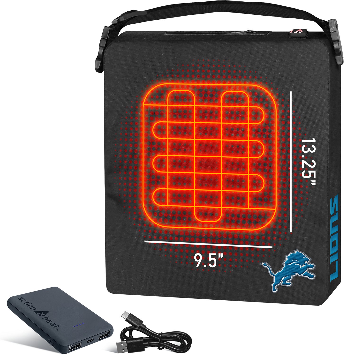 ActionHeat Lions 5V Battery Heated Seat Cushion - view number 3