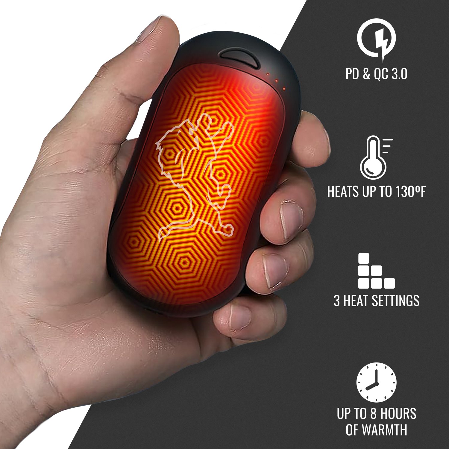 ActionHeat Lions Rechargeable Hand Warmer - view number 3