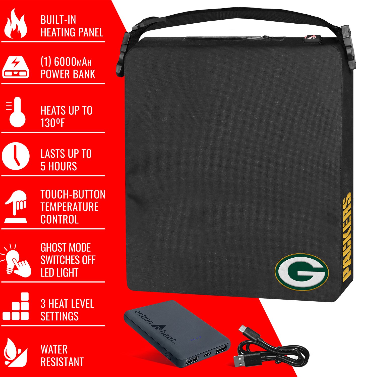 ActionHeat Packers 5V Battery Heated Seat Cushion - view number 4