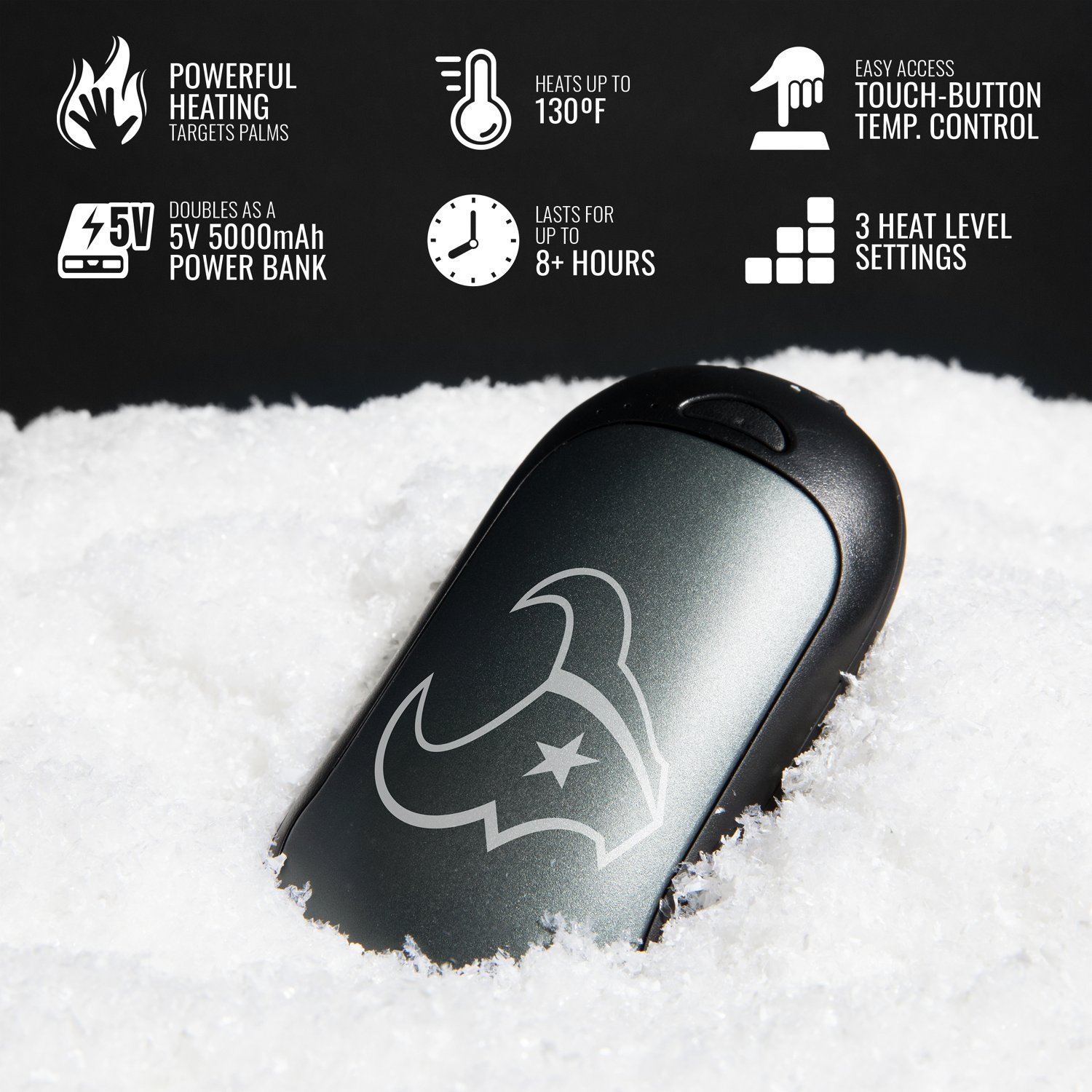 ActionHeat Texans Rechargeable Hand Warmer                                                                                       - view number 4