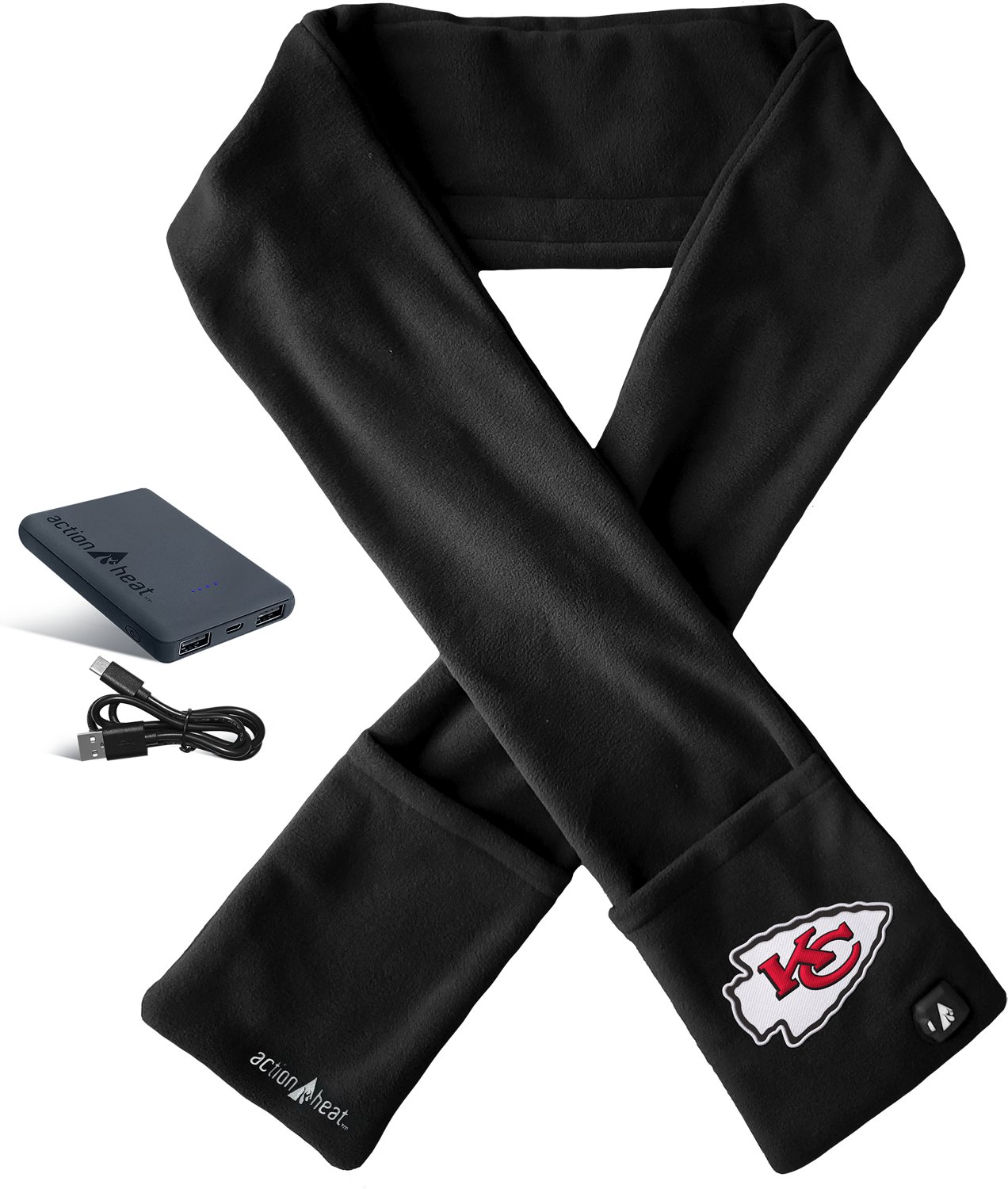 ActionHeat Chiefs 5V Battery Heated Scarf