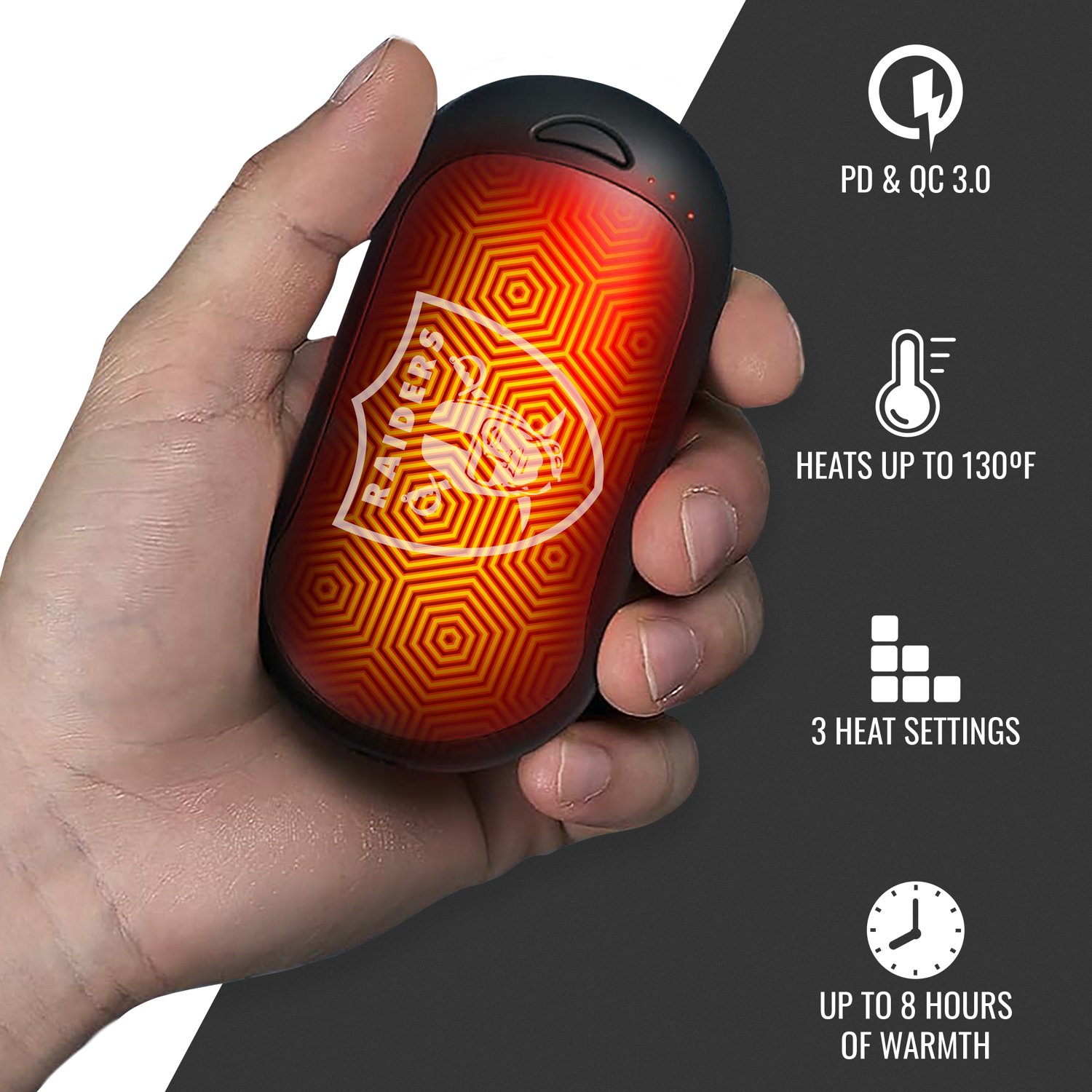 ActionHeat Raiders Rechargeable Hand Warmer - view number 3