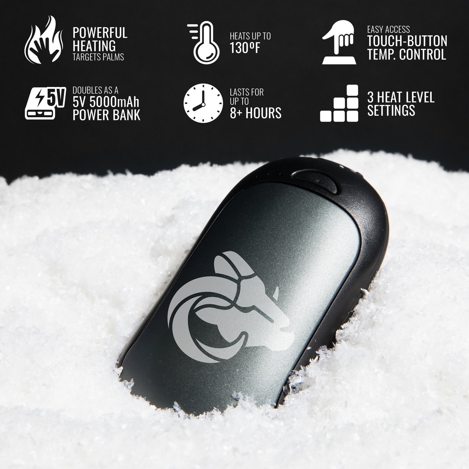 ActionHeat Rams Rechargeable Hand Warmer                                                                                         - view number 4