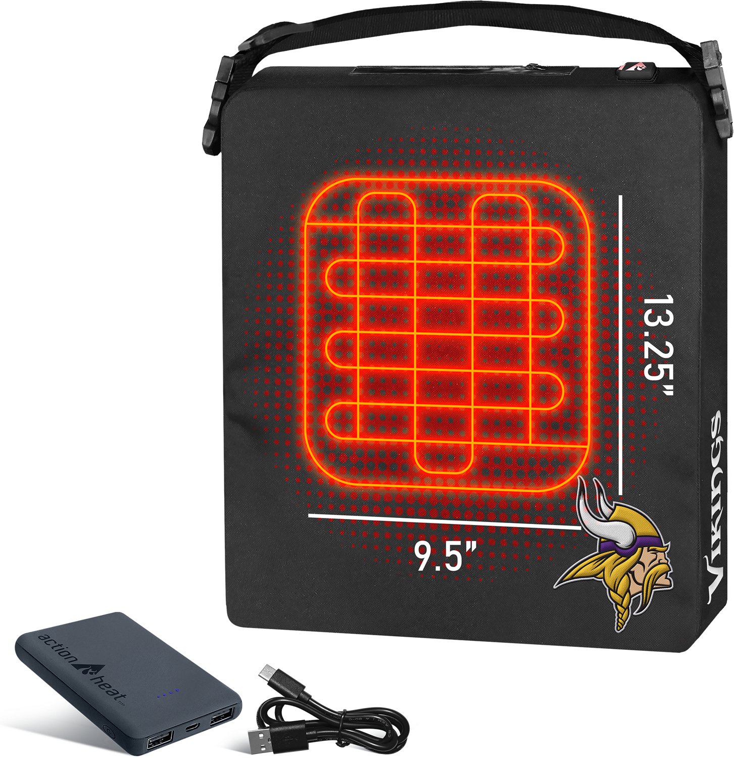 ActionHeat Vikings 5V Battery Heated Seat Cushion - view number 3