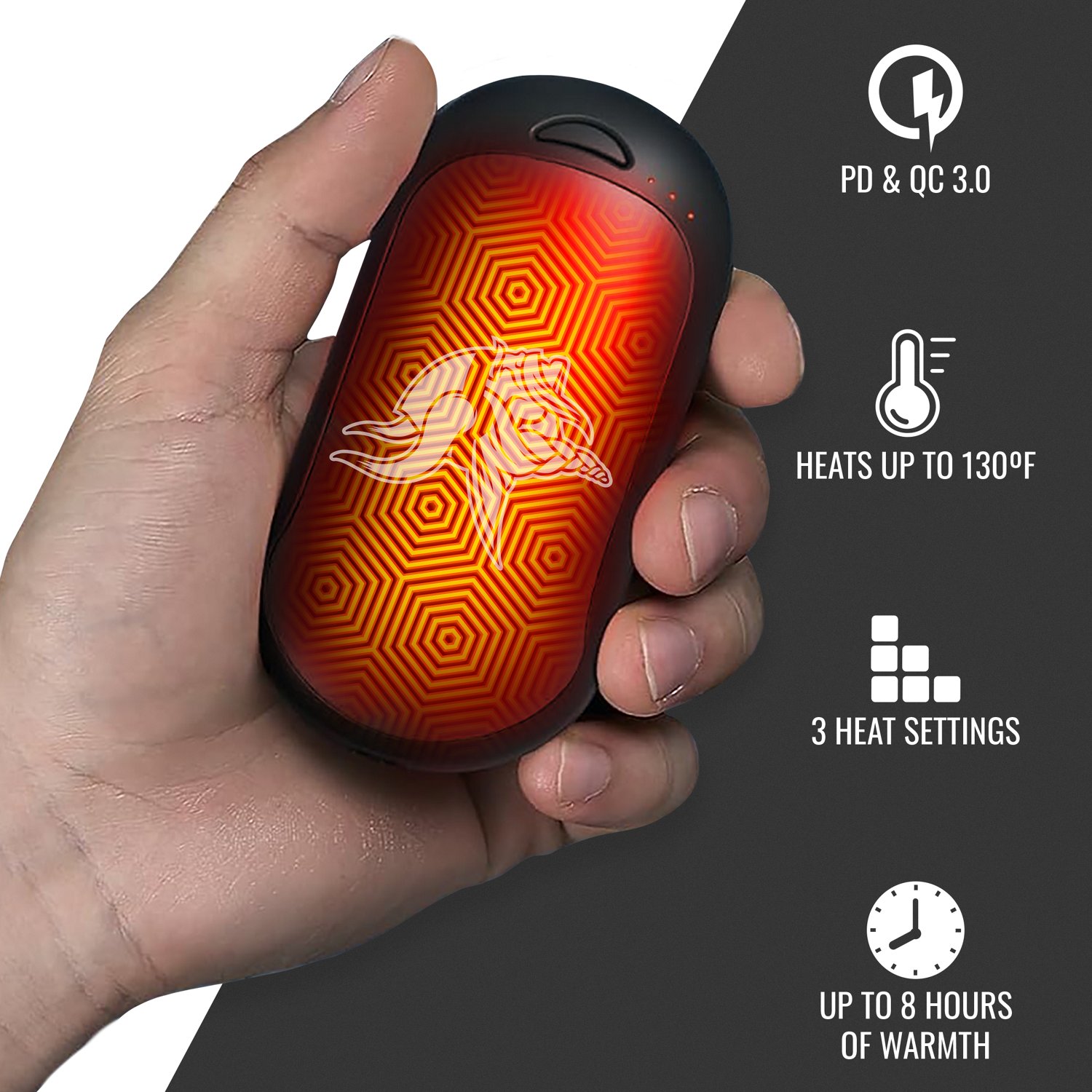 ActionHeat Vikings Rechargeable Hand Warmer                                                                                      - view number 3
