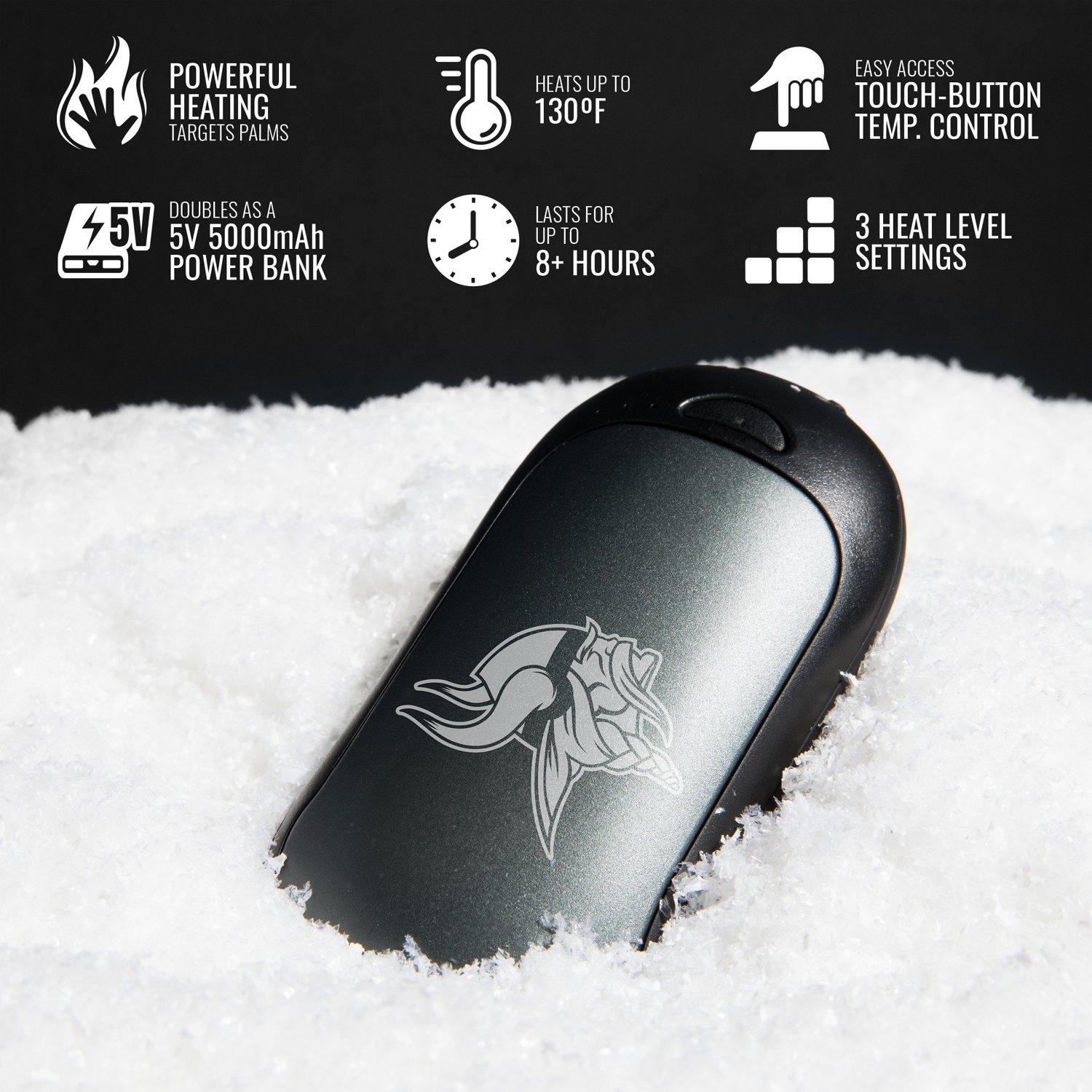 ActionHeat Vikings Rechargeable Hand Warmer                                                                                      - view number 4