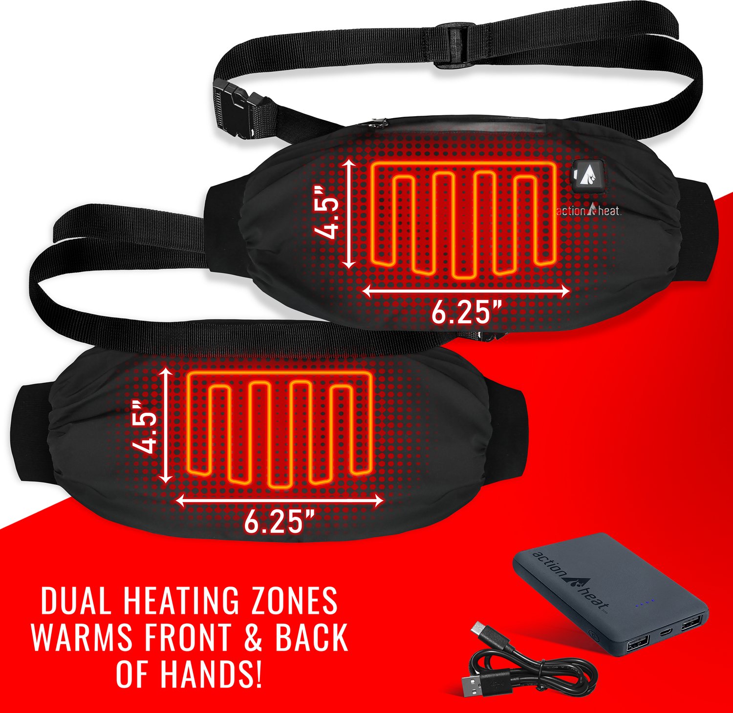 ActionHeat Eagles 5V Battery Heated Hand Muff                                                                                    - view number 3