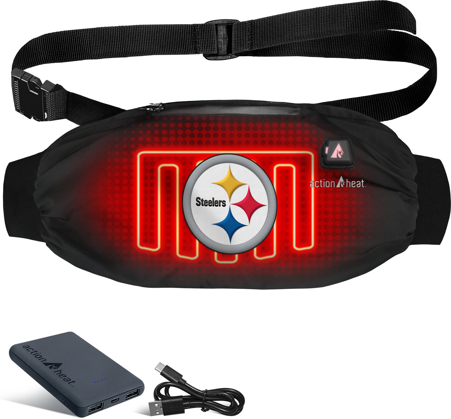 ActionHeat Steelers 5V Battery Heated Hand Muff                                                                                  - view number 5