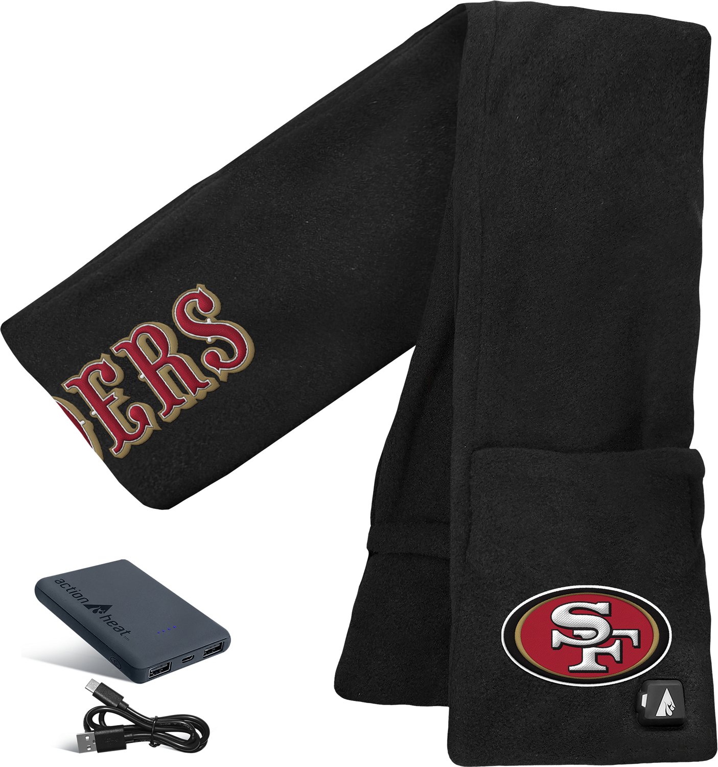 ActionHeat 49ers 5V Battery Heated Scarf                                                                                         - view number 3