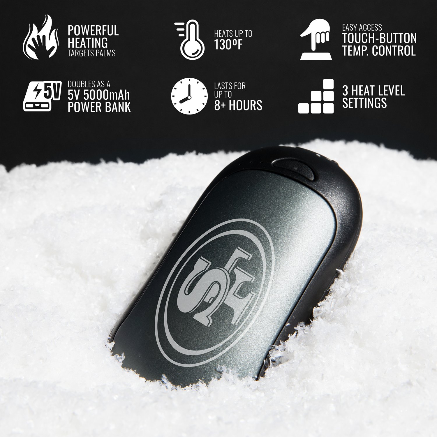 ActionHeat 49ers Rechargeable Hand Warmer                                                                                        - view number 4