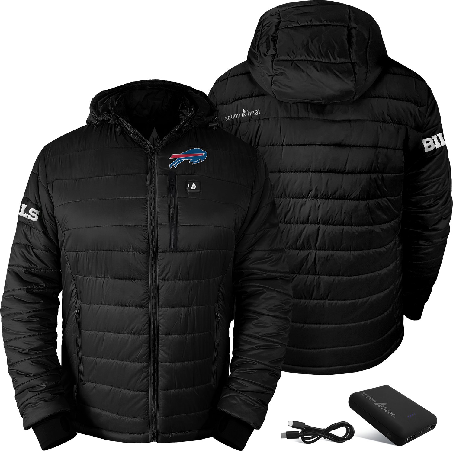 ActionHeat Men's Bills 5V Puffer Battery Heated Jacket - view number 6
