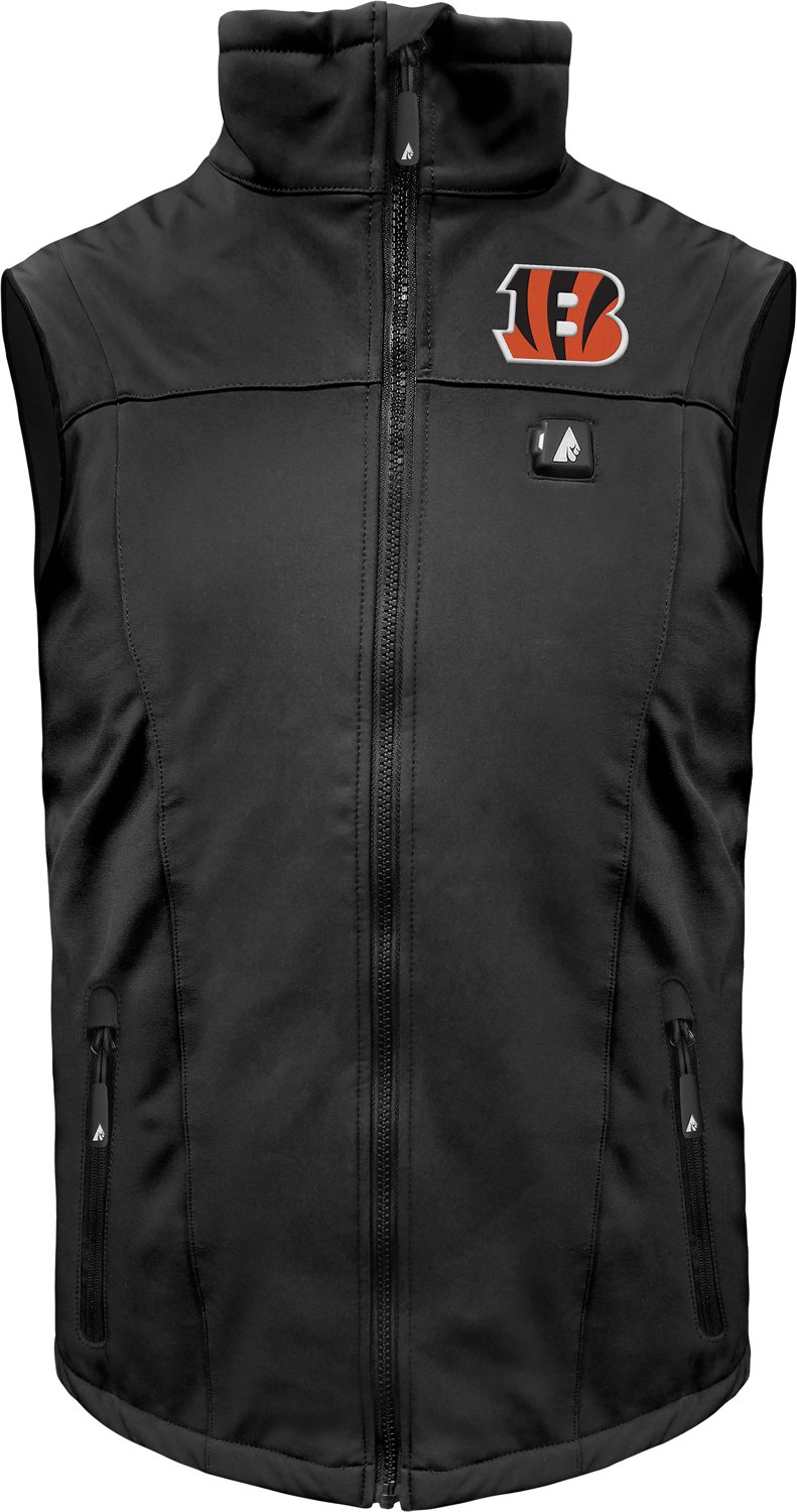 ActionHeat Men’s Cincinnati Bengals 5V Softshell Battery Heated Vest  - view number 2