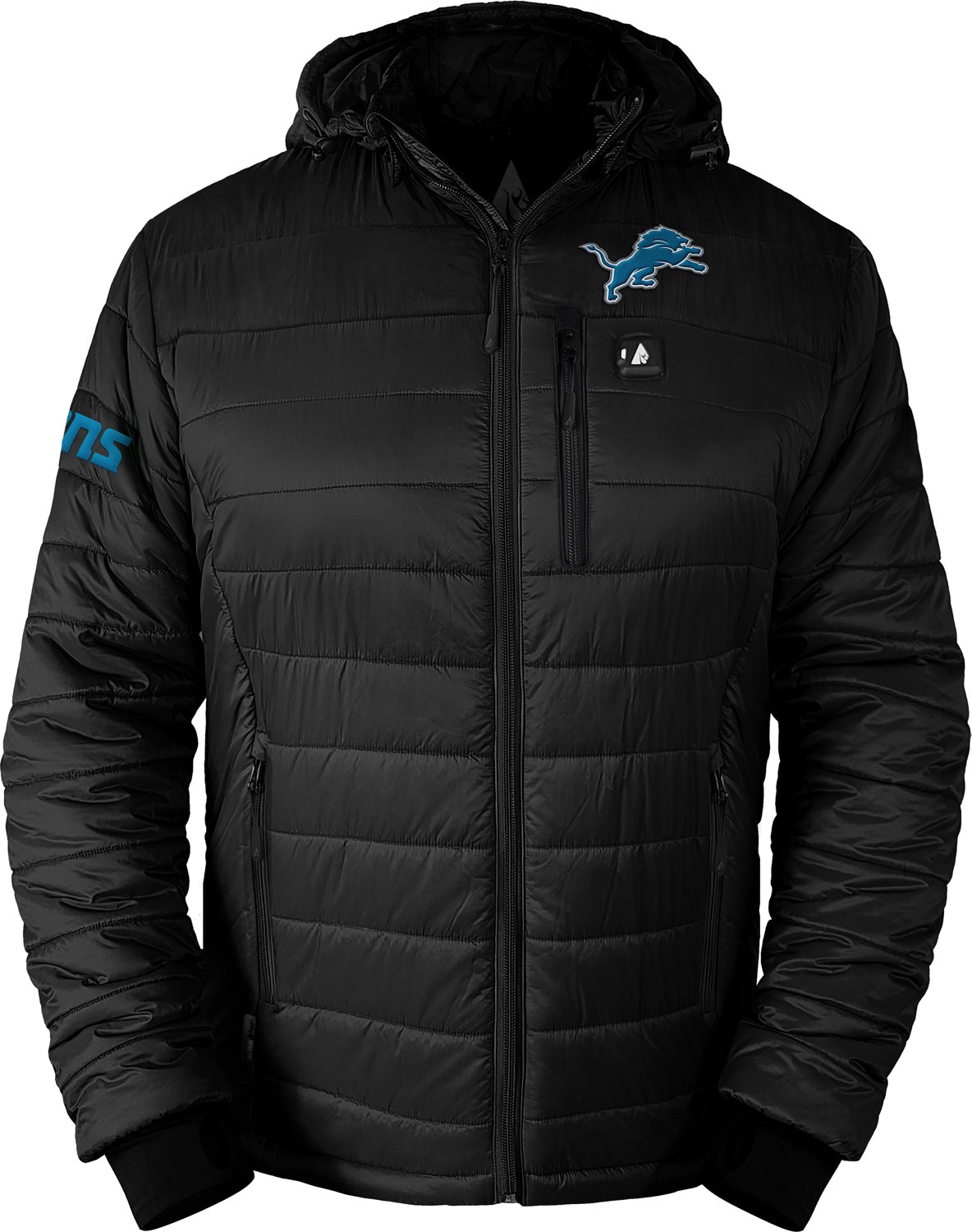 ActionHeat Men's Detroit Lions 5V Puffer Battery Heated Jacket - view number 2