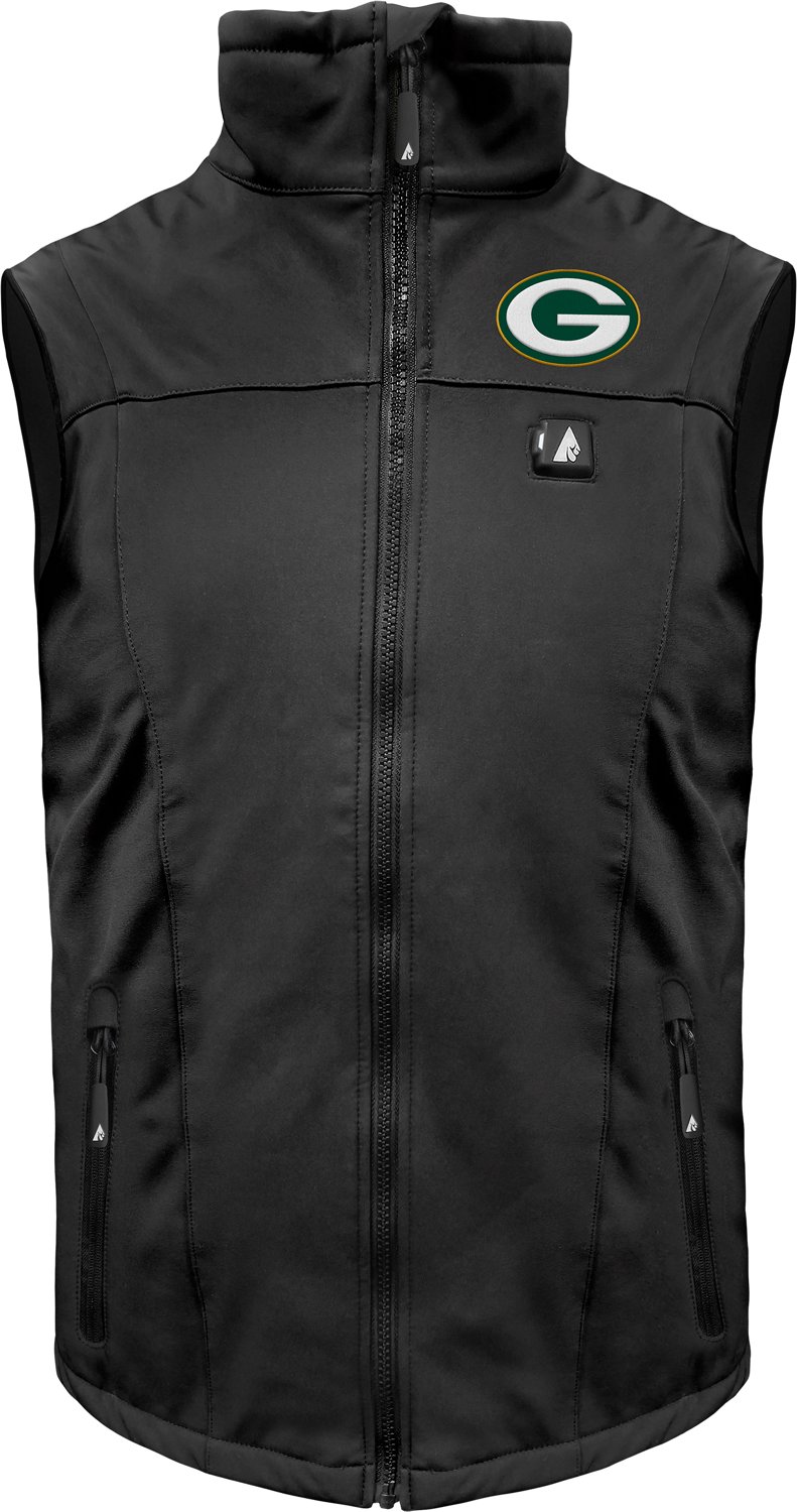 ActionHeat Men's Packers 5V Softshell Battery Heated Vest - view number 2