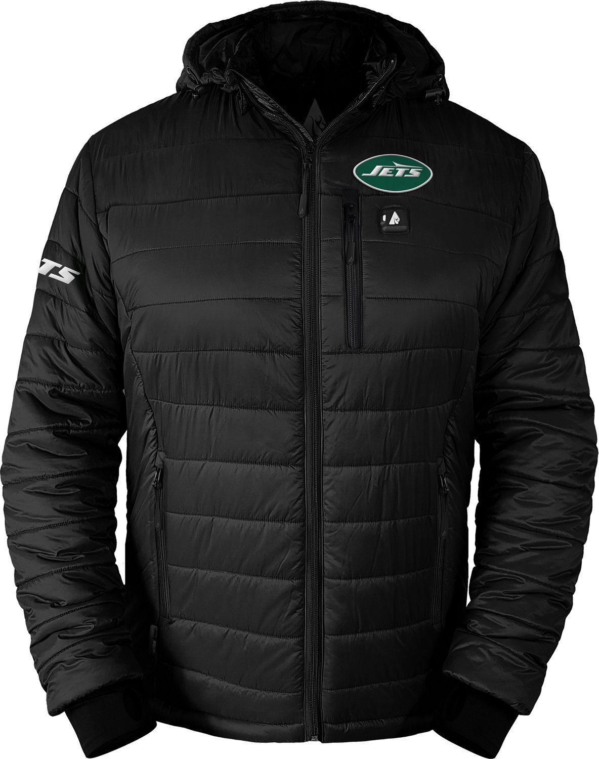 ActionHeat Men's New York Jets 5V Puffer Battery Heated Jacket - view number 2