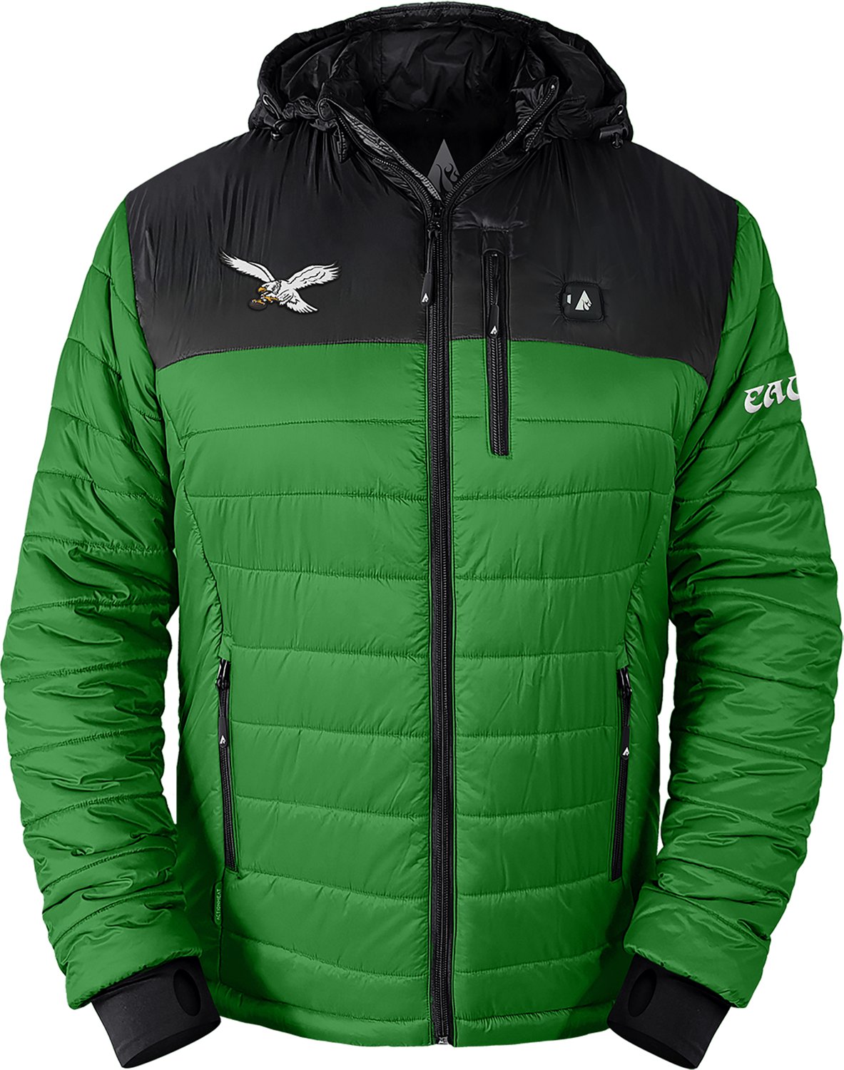 ActionHeat Men's Philadelphia Eagles 5V Puffer Battery Heated Jacket - view number 2