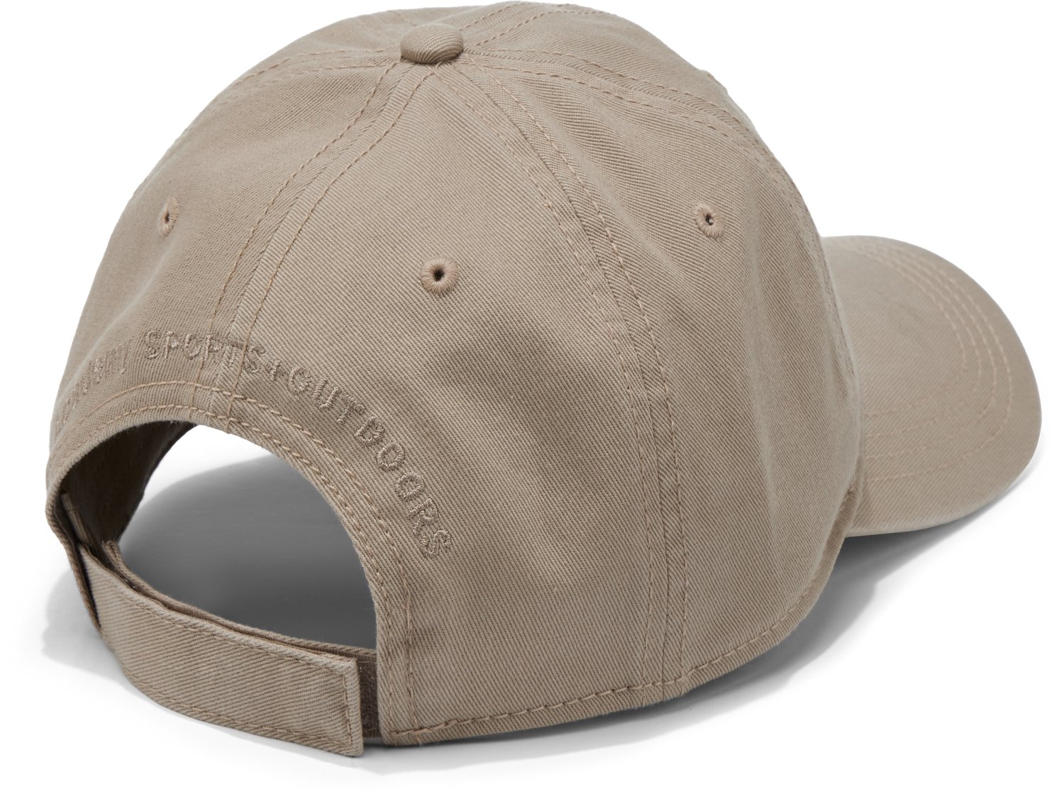 Academy Sports + Outdoors Men's Tonal American Flag Solid Twill Hat - view number 2