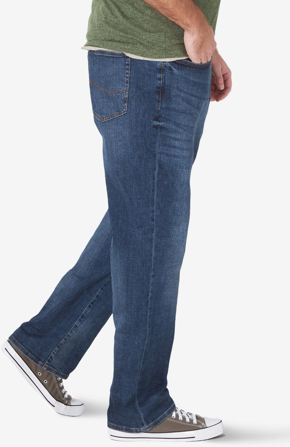 Lee Men's Big and Tall Extreme Motion Straight Fit Tapered Leg Jeans - view number 2
