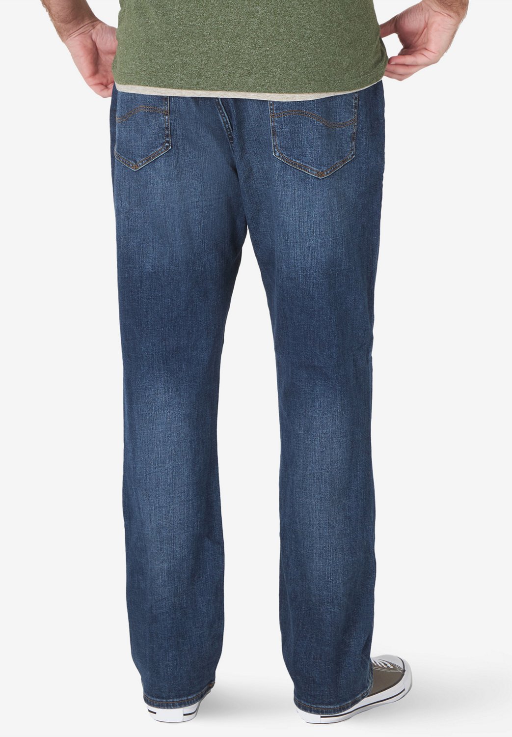 Lee Men's Big and Tall Extreme Motion Straight Fit Tapered Leg Jeans - view number 3