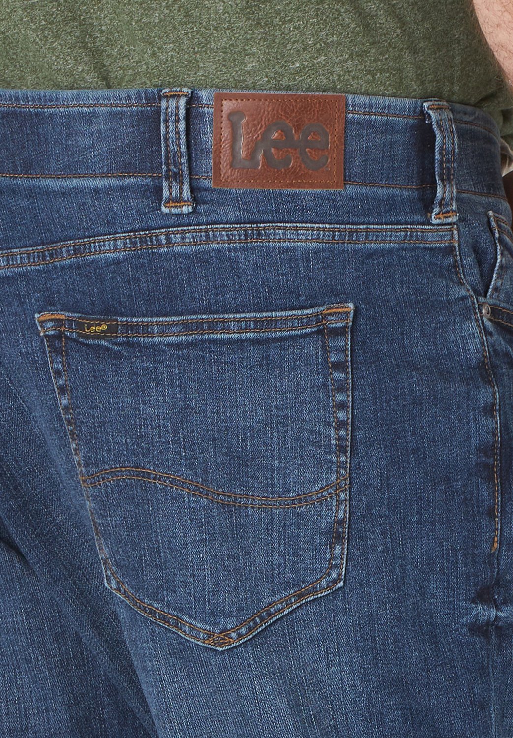 Lee Men's Big and Tall Extreme Motion Straight Fit Tapered Leg Jeans - view number 5