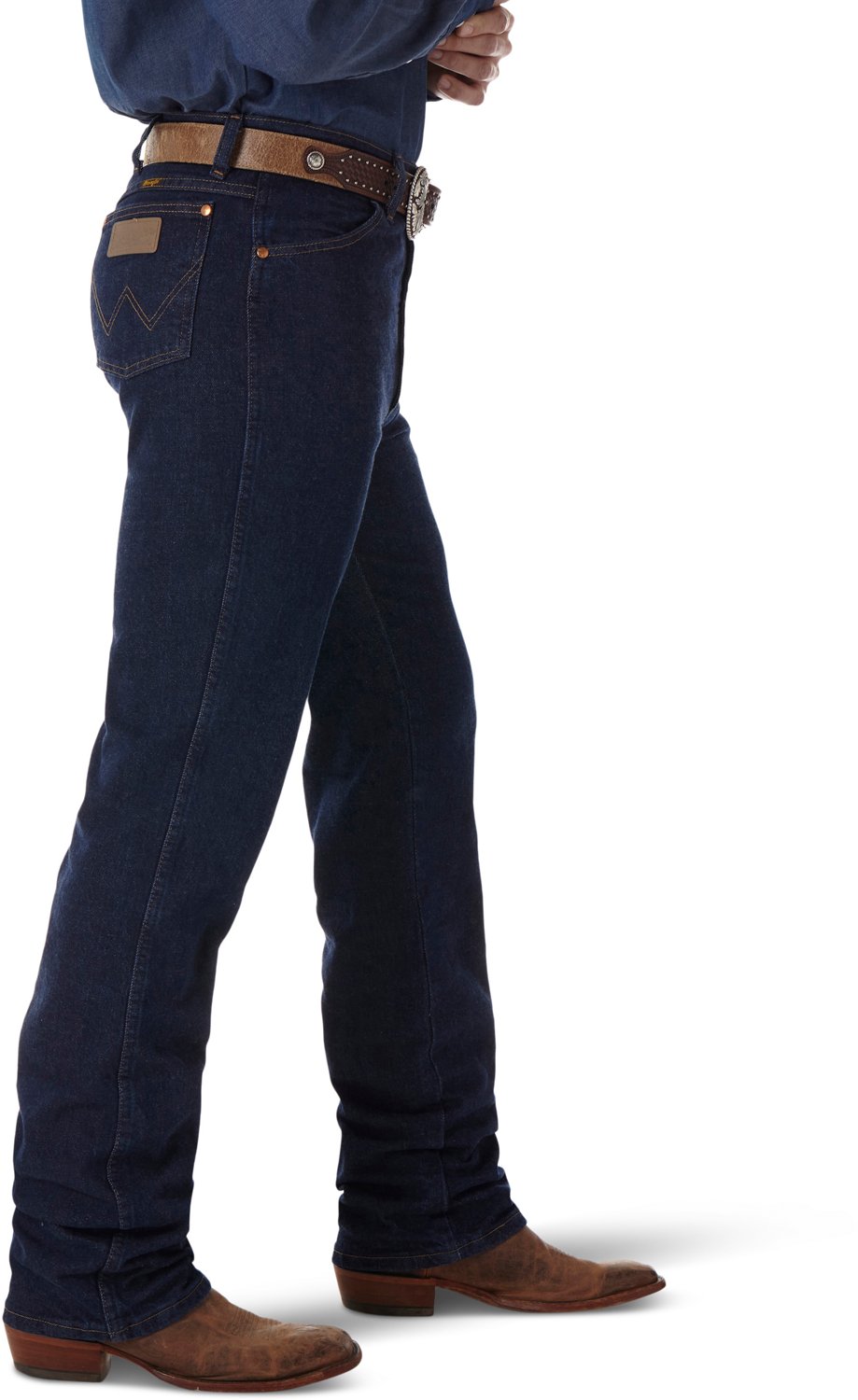 Wrangler Men's Cowboy Cut Navy Stretch Slim Fit Jeans - view number 2