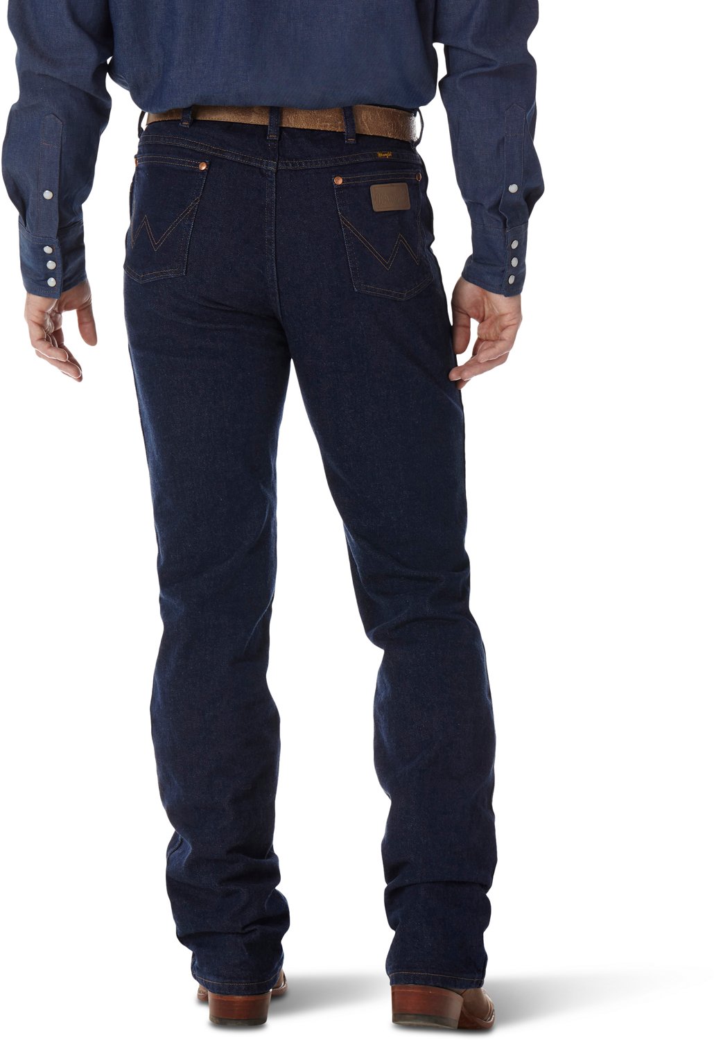 Wrangler Men's Cowboy Cut Navy Stretch Slim Fit Jeans - view number 3