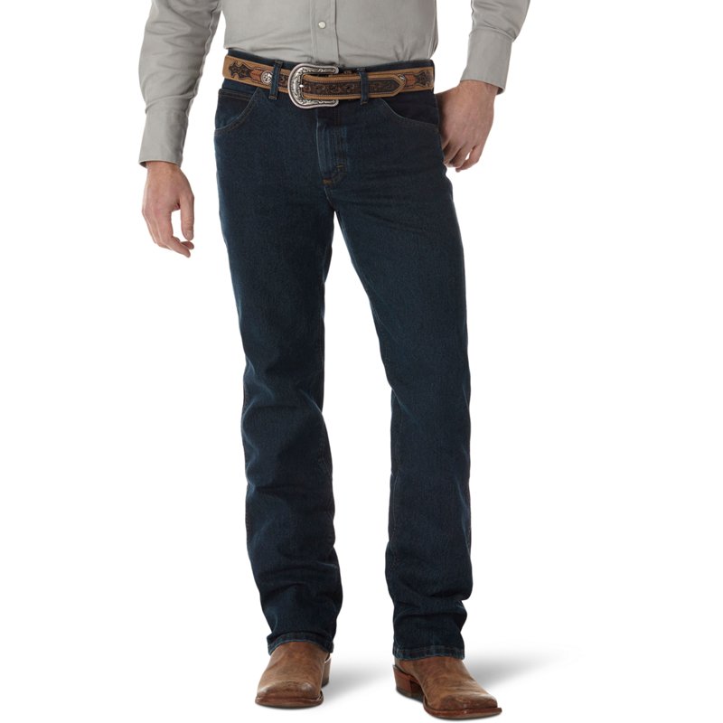 Wrangler Men's Premium Performance Advanced Comfort Slim Fit Jeans Dark Tint, 42" - Men's Casual Jeans at Academy Sports