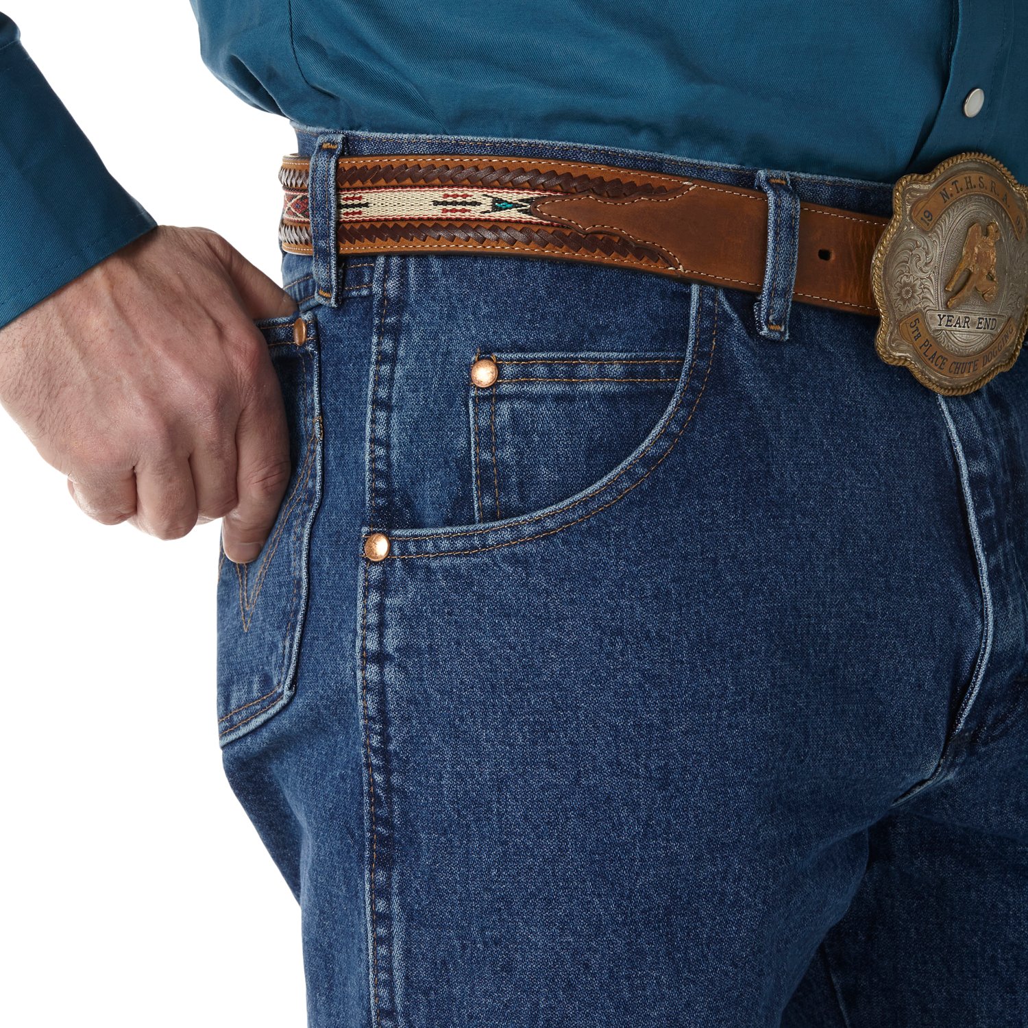 Wrangler Men's Cowboy Cut Relaxed Fit Jean                                                                                       - view number 4