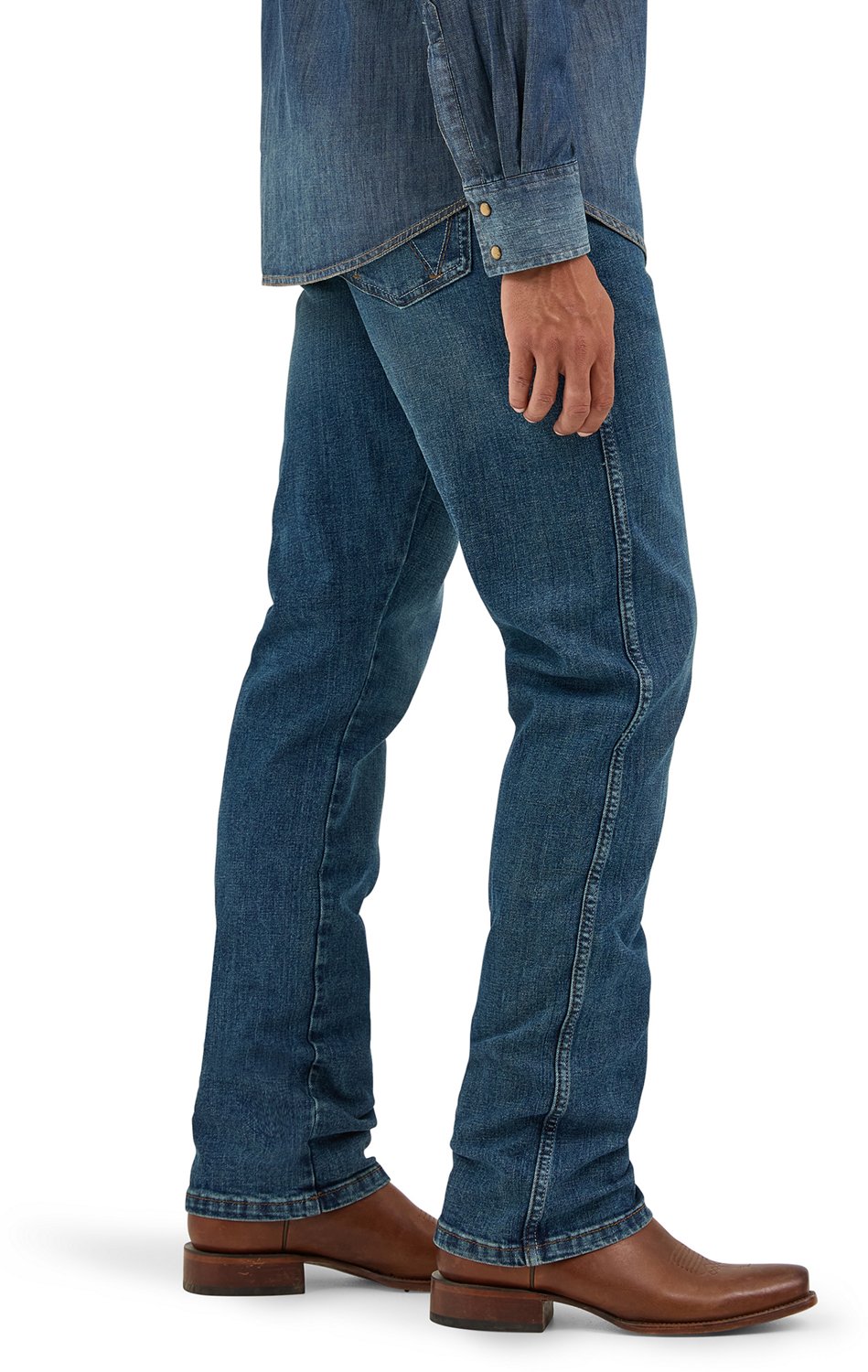 Wrangler Men's Retro Slim Fit Straight Leg Jeans                                                                                 - view number 3