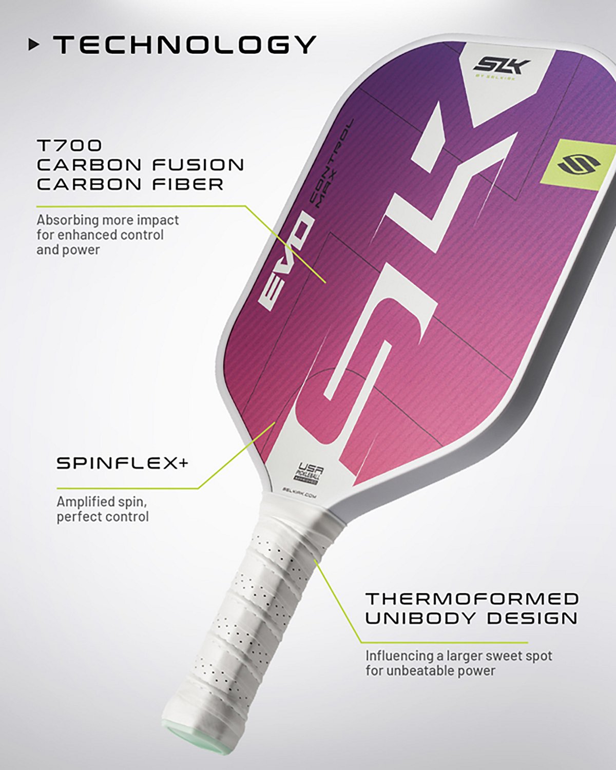 Selkirk Sport SLK EVO Control Max Pickleball Paddle                                                                              - view number 7