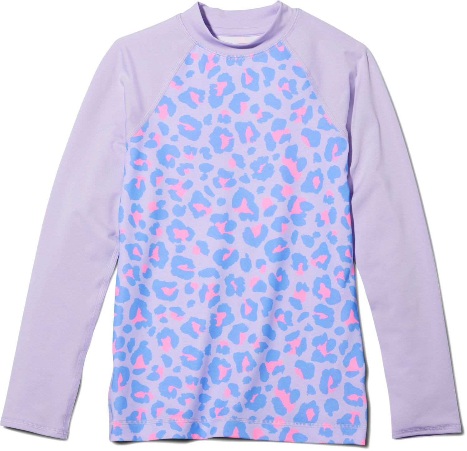 O'Rageous Girls' Leopard Printed Long Sleeve Rash Guard - view number 2