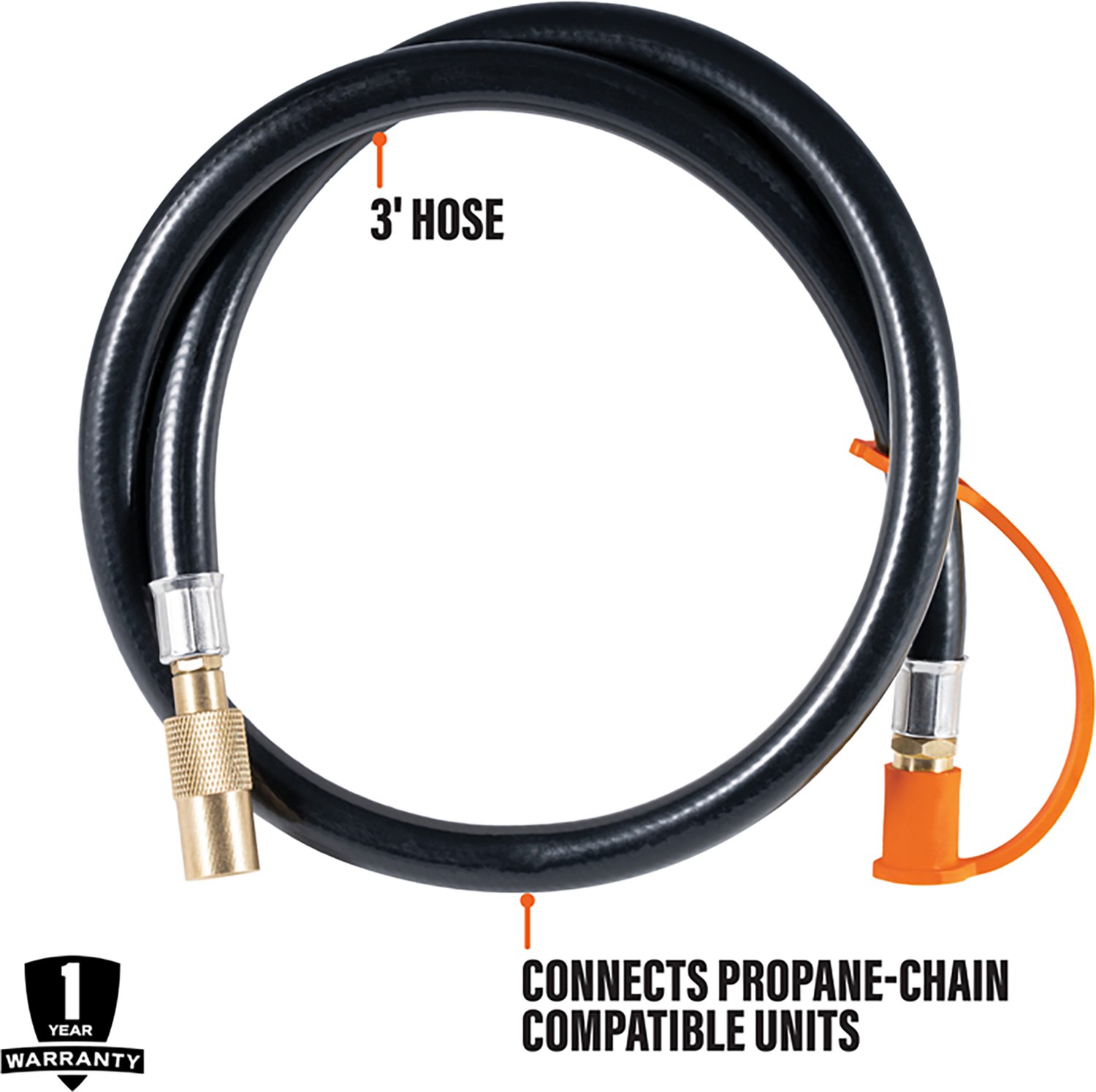 Blackstone Pass Through Propane Chain Adapter Hose                                                                               - view number 8