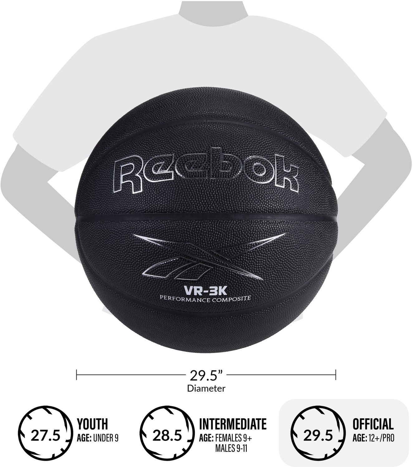 Reebok VR-3K Composite Basketball - view number 2
