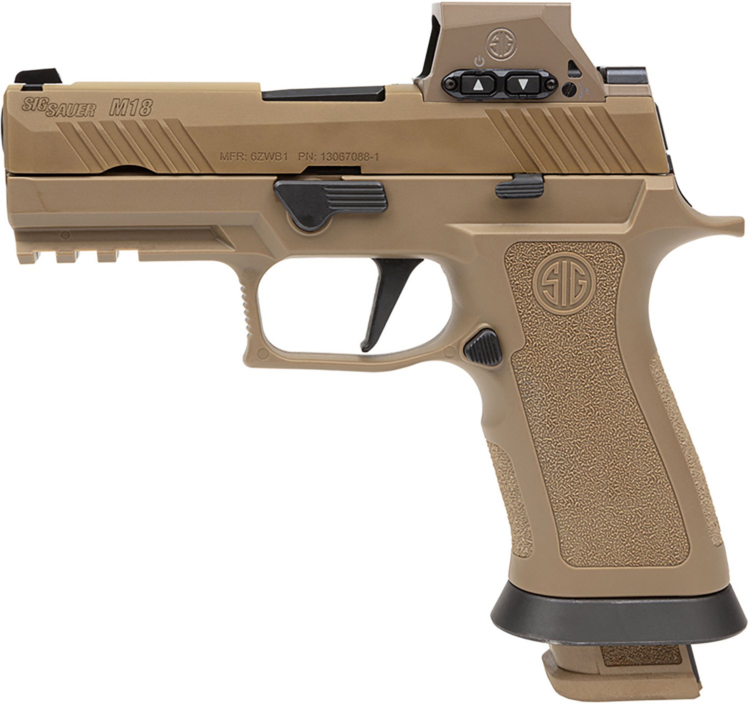 SIG SAUER P320 M18X 9mm Luger Pistol with RomeoM17 Red Dot Sight - view number 2