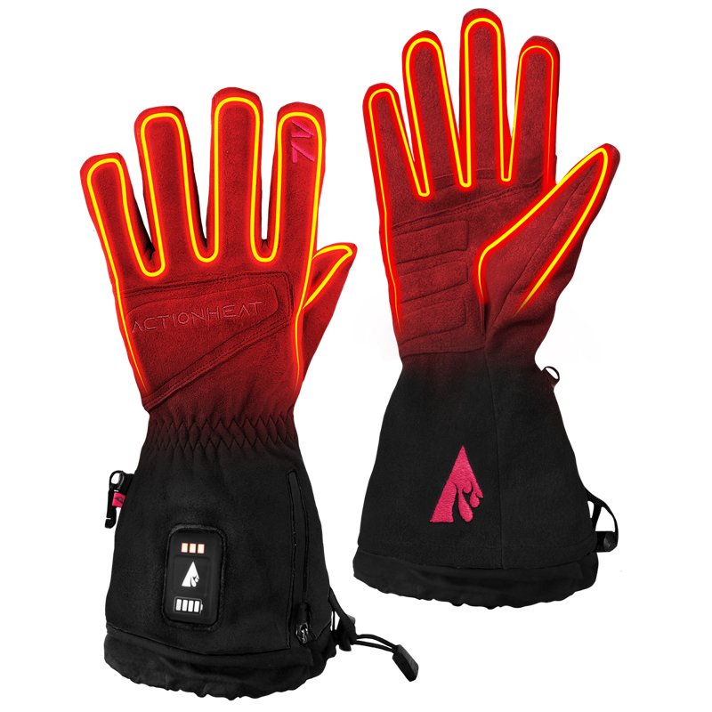 ActionHeat Adults' 7V Rugged Leather Heated Work Gloves Black, Medium - Work Headwear/Accessories at Academy Sports